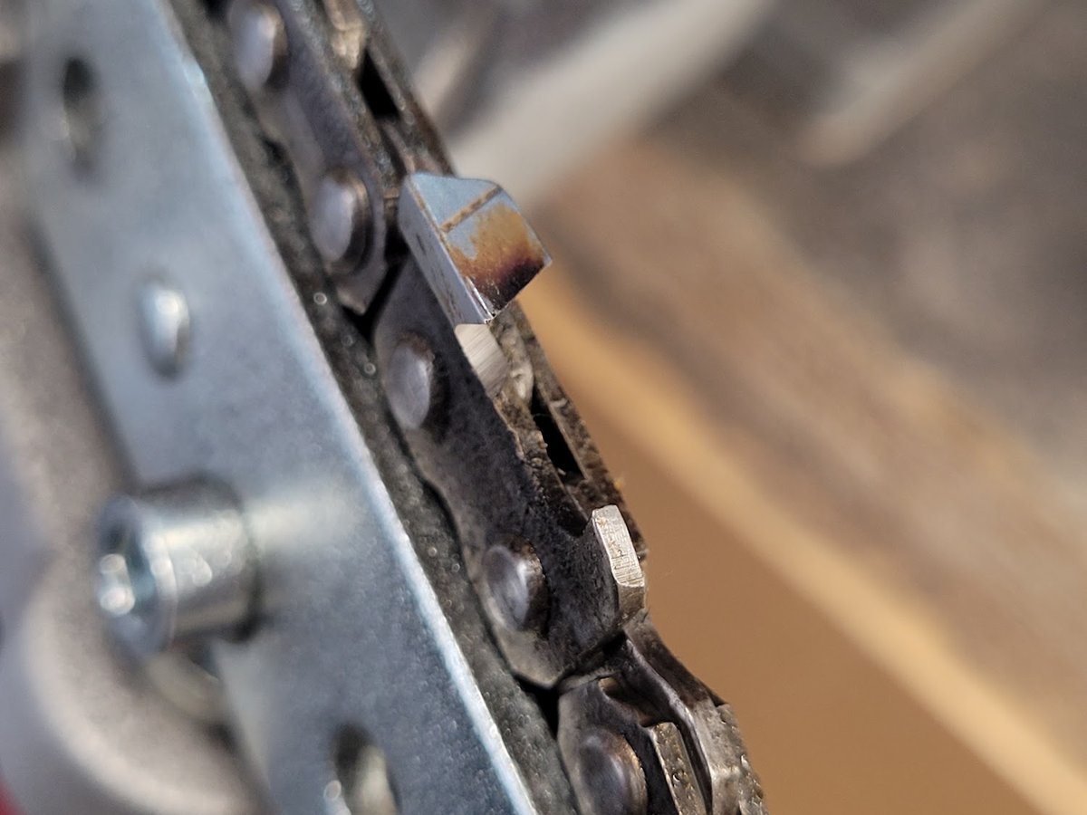 Wood Chain Sharpening